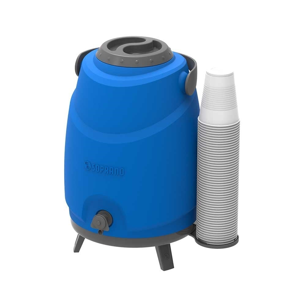 Botijão Térmico com Torneira Soprano 12L Azul 09000.0018.55