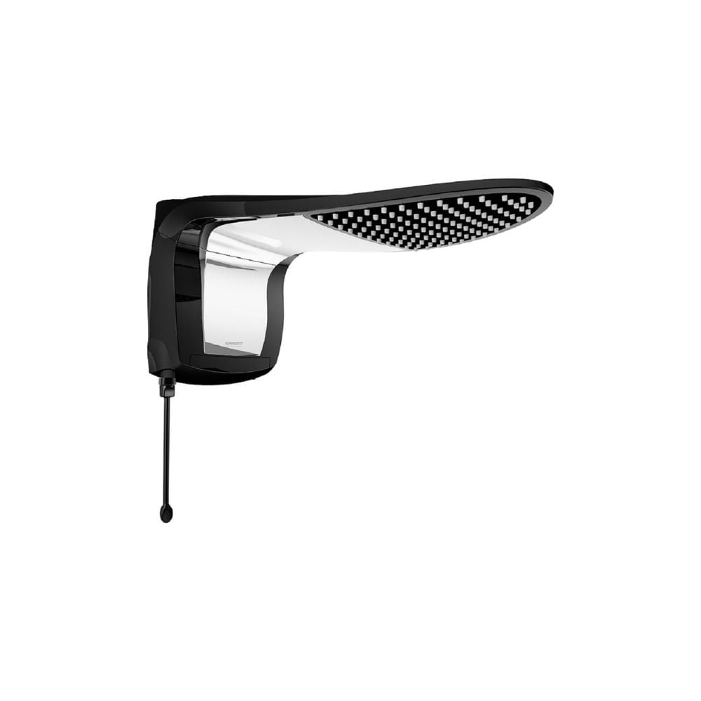 Ducha Lorenzetti Acqua Wave Ultra Preta Cromada 220V | 7510086 - imagem 1