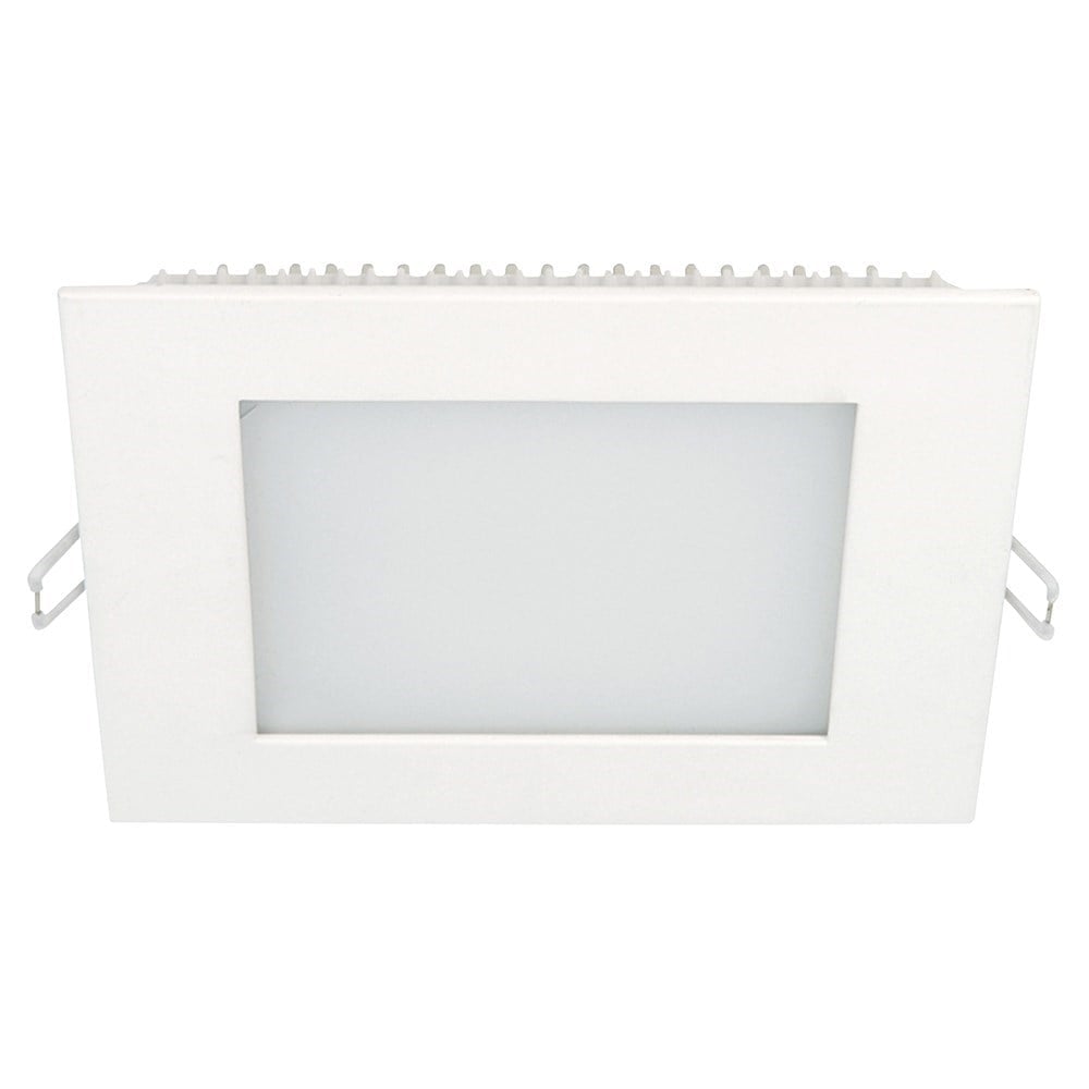 Luminária LED Plafon Taschibra Embutir Quadrado 06W 3000K 12cm 15090039 - imagem 1