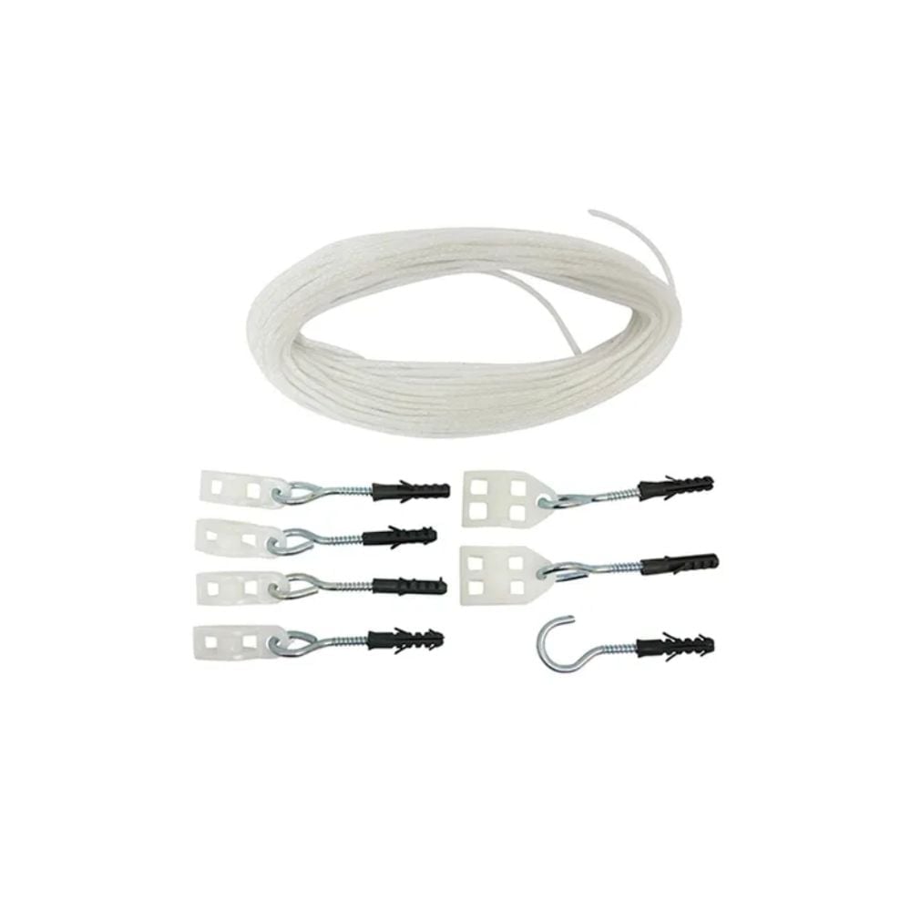 Kit Varal de Teto Polibel com Corda 13M | 104