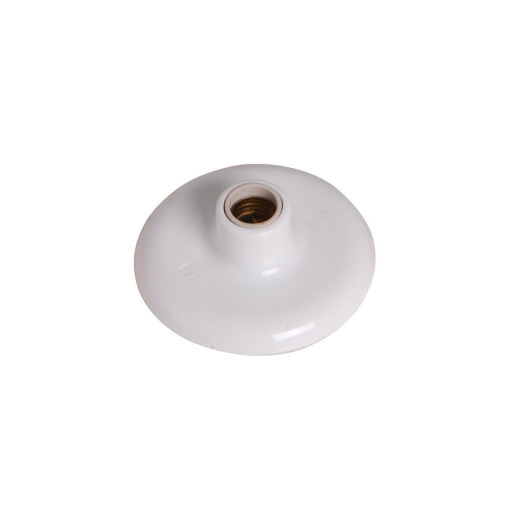 Plafonier PVC Ilumi Branco Soquete Porcelana E27 Econômico 180931